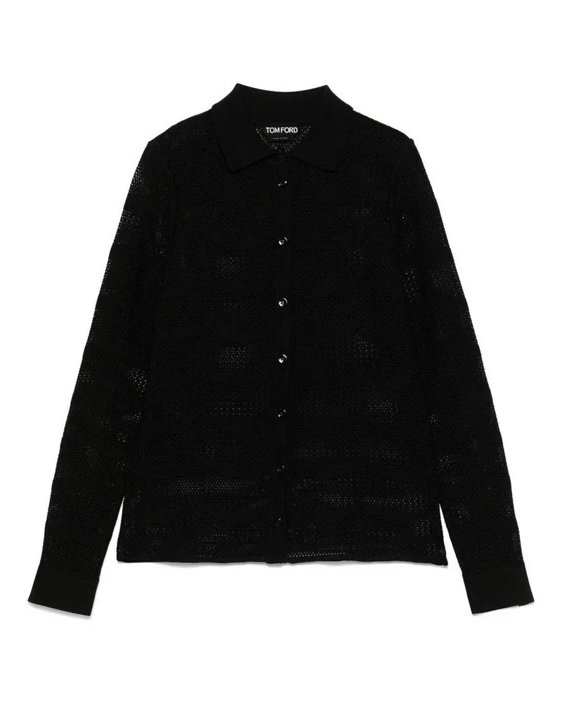 Tom Ford Hemd - Schwarz Schwarz