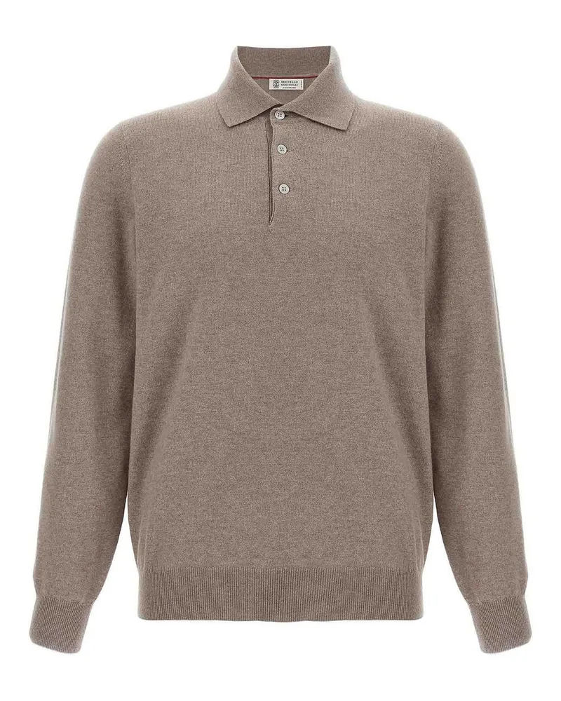 Brunello Cucinelli Poloshirt - Beige Beige