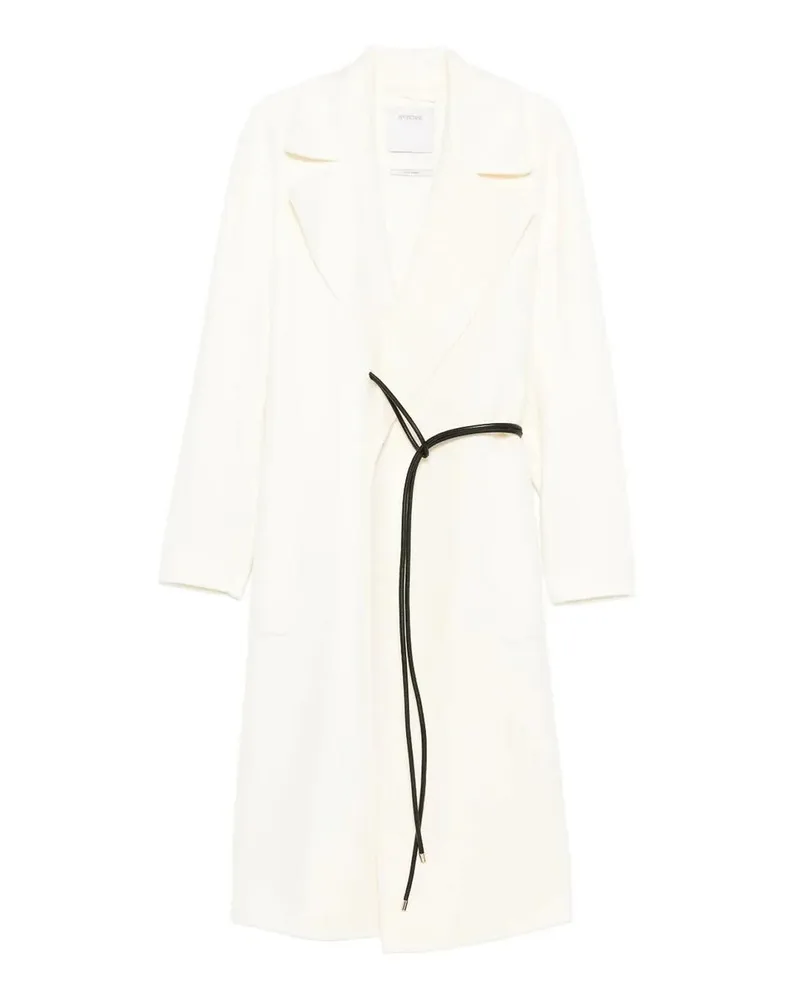 SPORTMAX Kurzer Mantel - Weiß Weiß