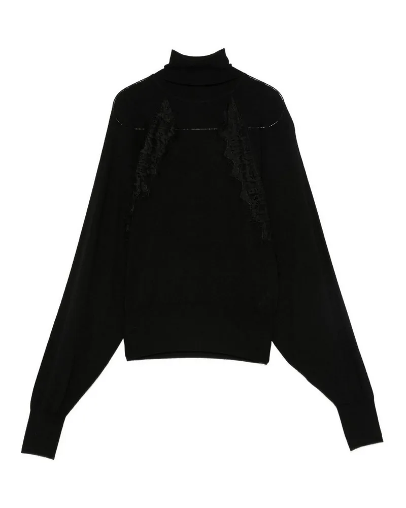 Liu Jo Rundhalspullover - Schwarz Schwarz