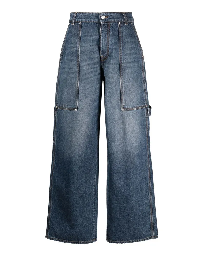 Stella McCartney Straight Leg Jeans - Blau Blau