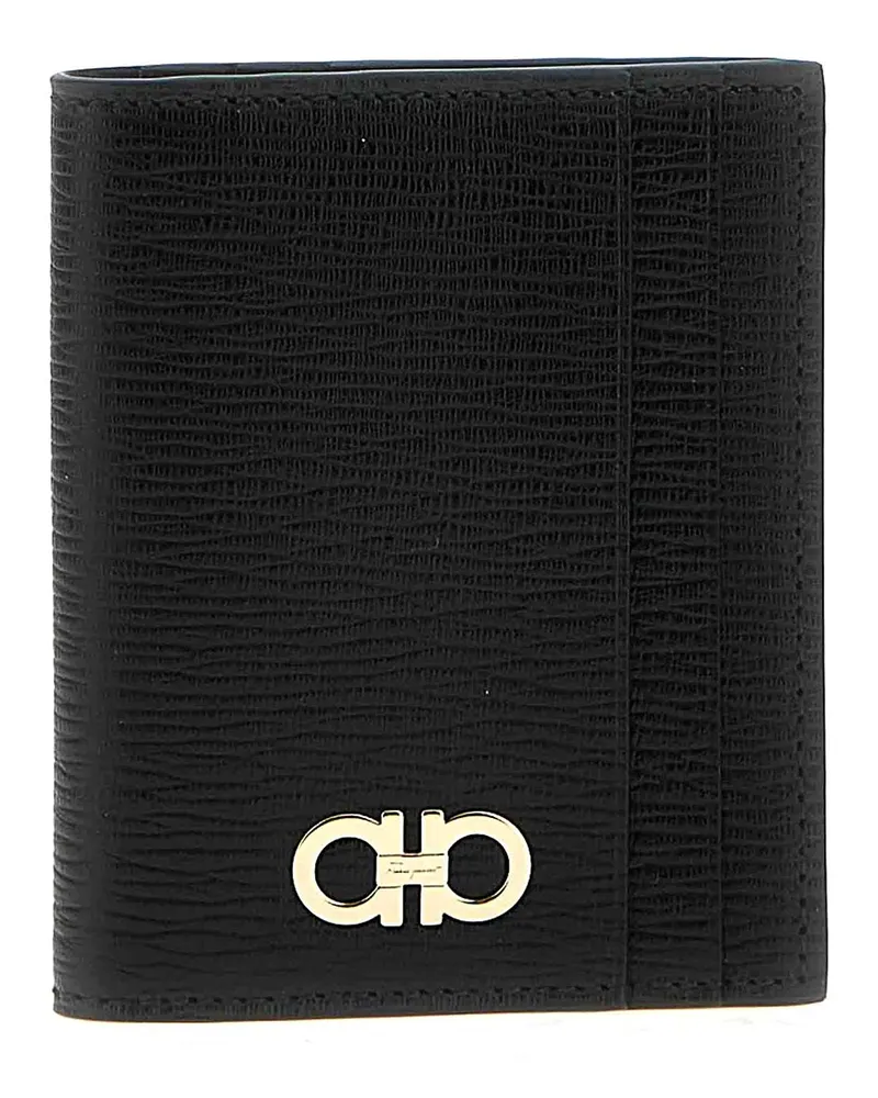 Ferragamo Portemonnaie - Schwarz Schwarz
