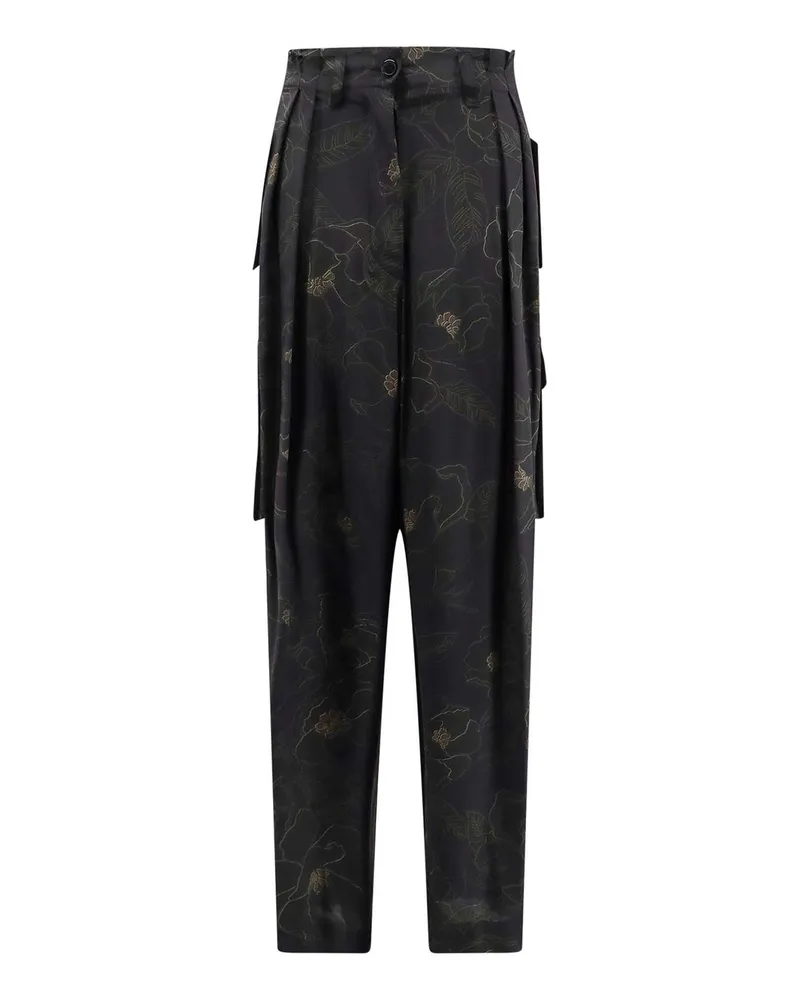 Dries van Noten Casual Hose - Schwarz Schwarz