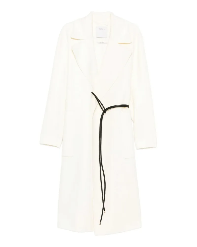 SPORTMAX Kurzer Mantel - Weiß Weiß