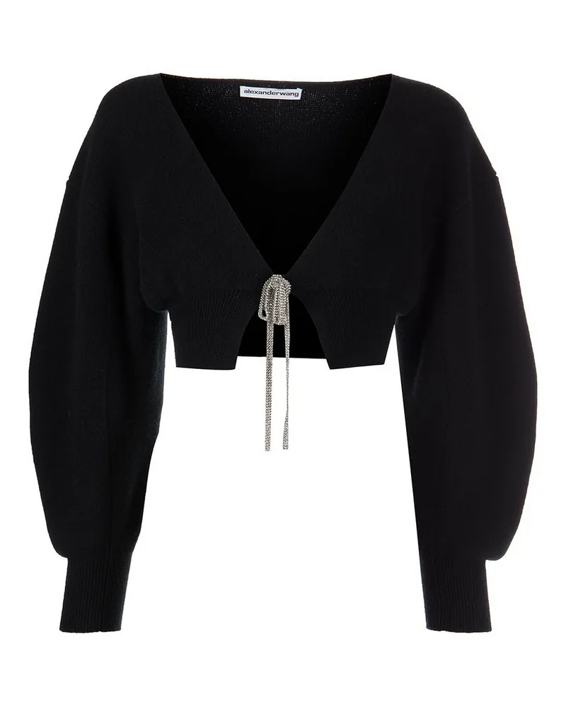 Alexander Wang Rundhalspullover - Schwarz Schwarz