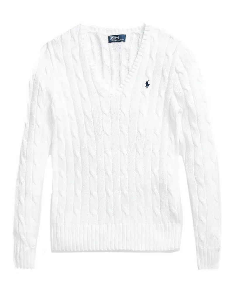Ralph Lauren Rundhalspullover - Weiß Weiß