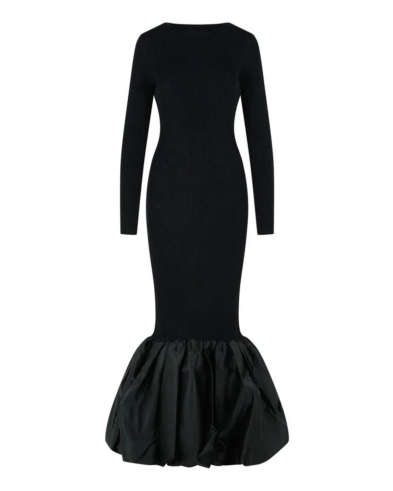 ROTATE Birger Christensen Maxikleid - Schwarz Schwarz