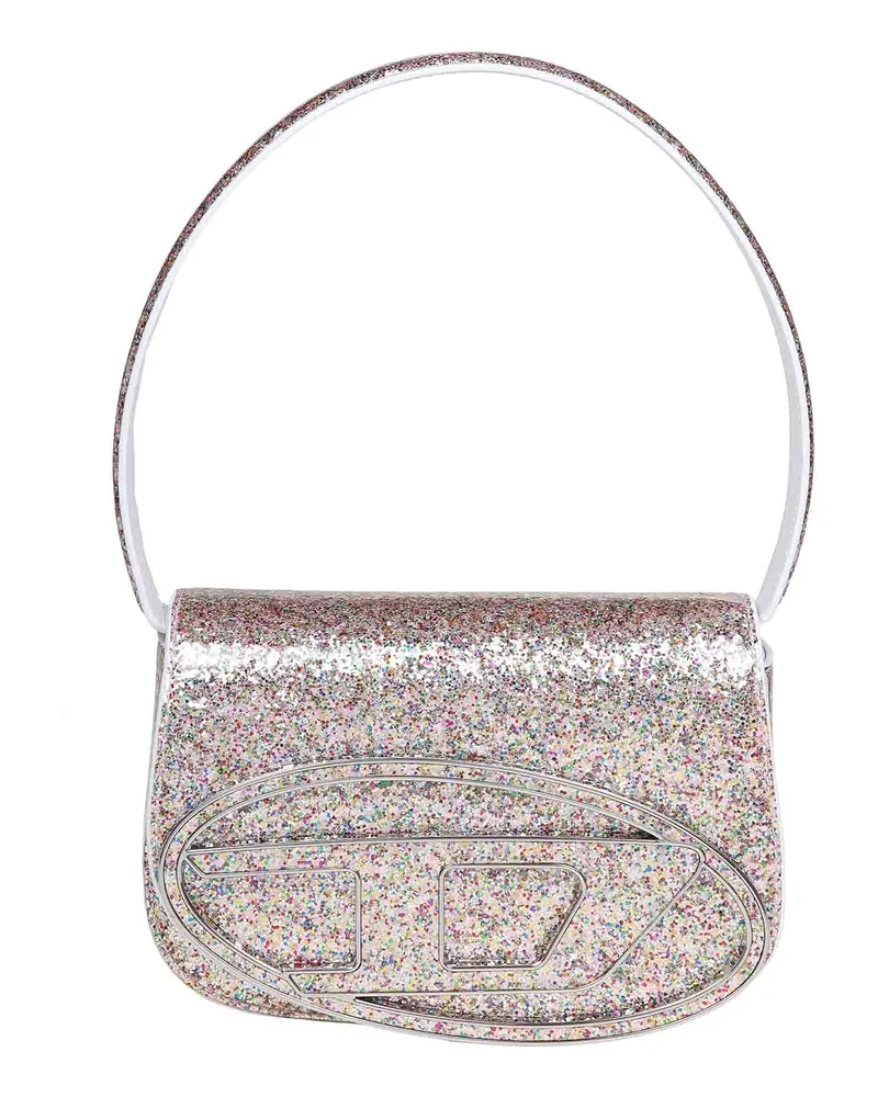 Diesel Schultertasche - Blau Silber