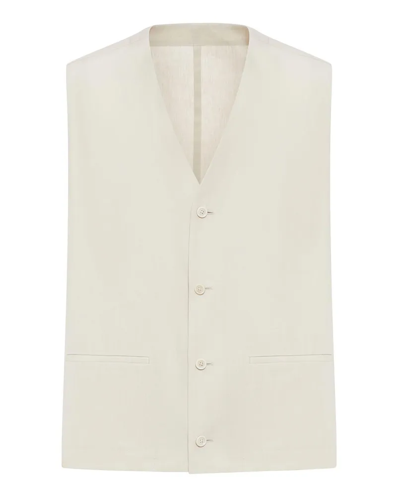 LARDINI Weste - Nude Nude