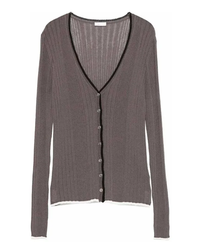 Roberto Collina Cardigan - Grau Grau