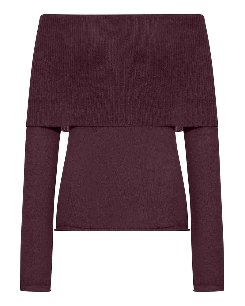 Roberto Collina Rundhalspullover - Rot Rot