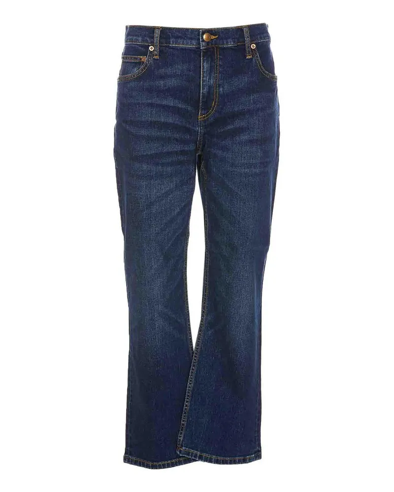 Tory Burch Bootcut Jeans - Blau Blau