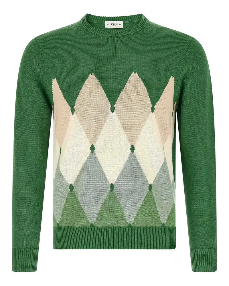 Ballantyne Rundhalspullover - Grün Grün