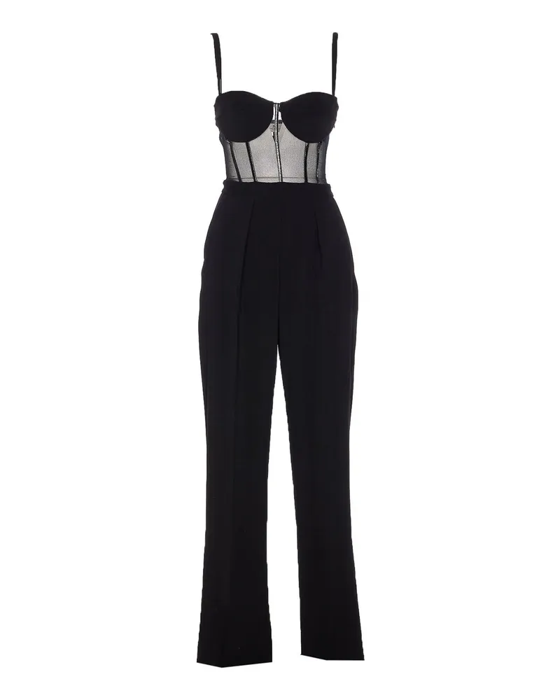 Elisabetta Franchi Jumpsuit - Schwarz Schwarz