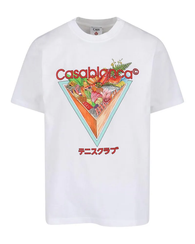 Casablanca Paris T-Shirt - Weiß Weiß