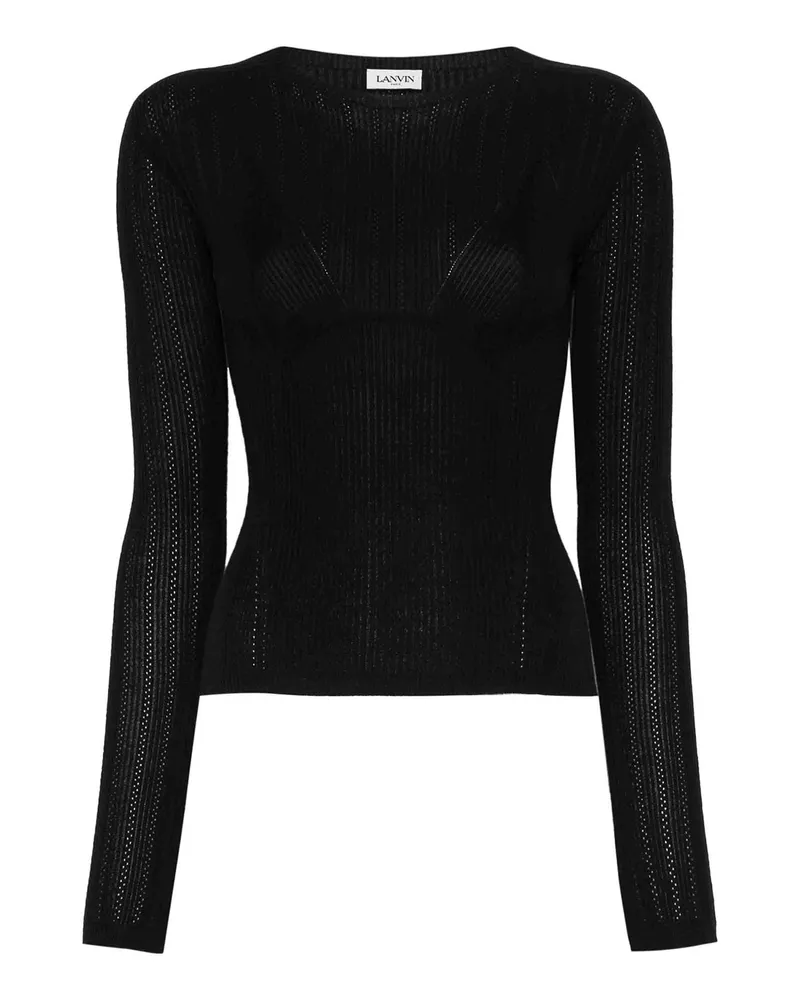 Lanvin Top - Schwarz Schwarz