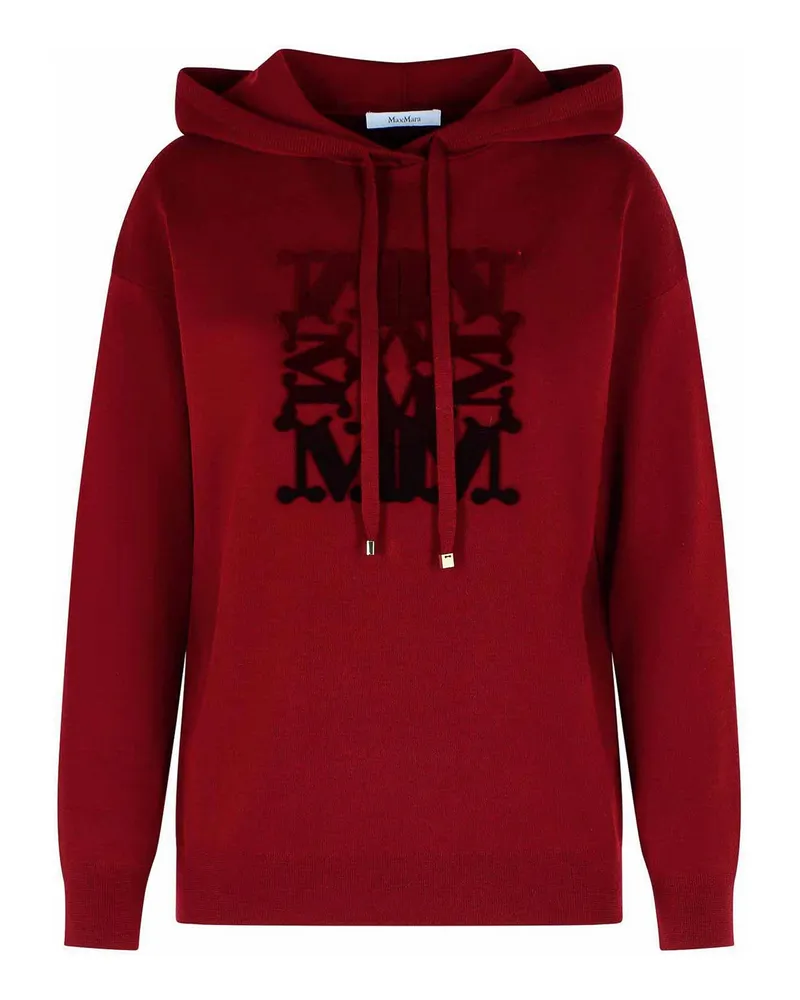 Max Mara Sweatshirt - Dunkelrot Dunkelrot