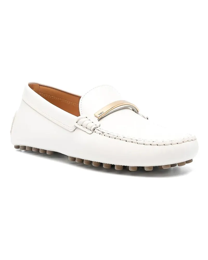 TOD'S Mokassins - Weiß Weiß