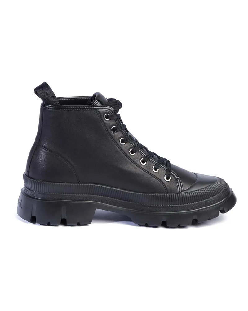 Karl Lagerfeld Stiefeletten - Schwarz Schwarz