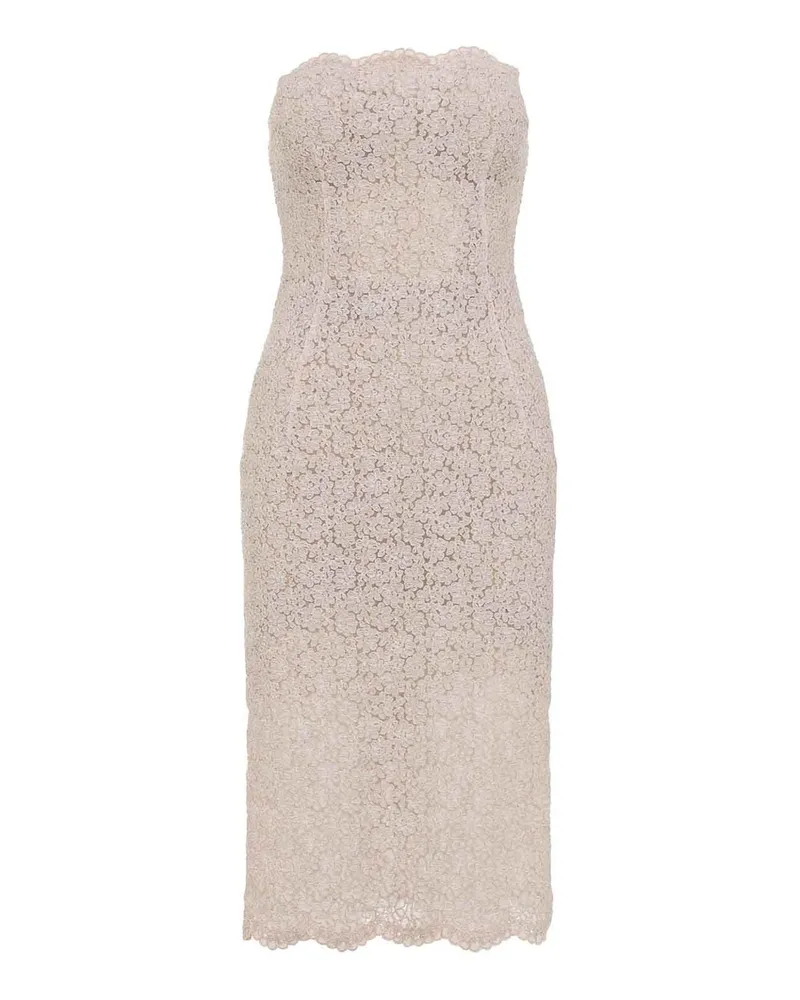 Ermanno Scervino Knielanges Kleid - Nude Nude