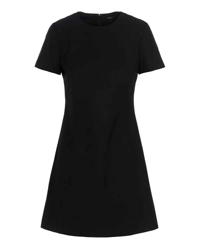 Theory Knielanges Kleid - Schwarz Schwarz