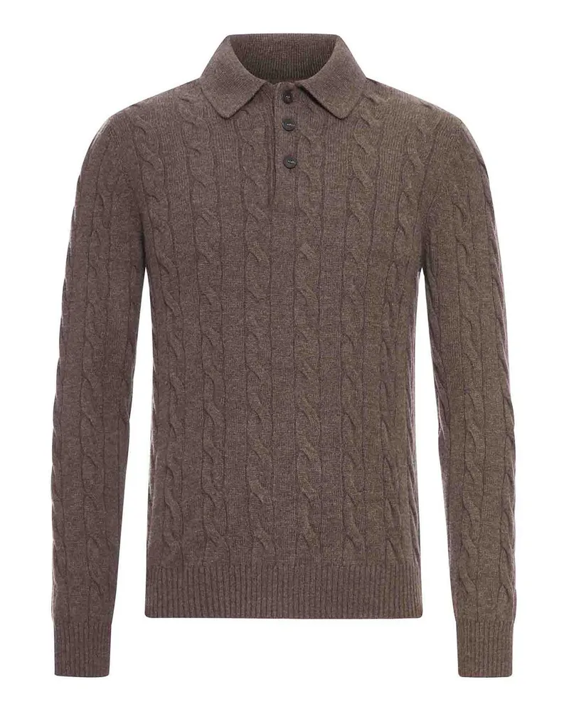 Gran Sasso Poloshirt - Braun Braun