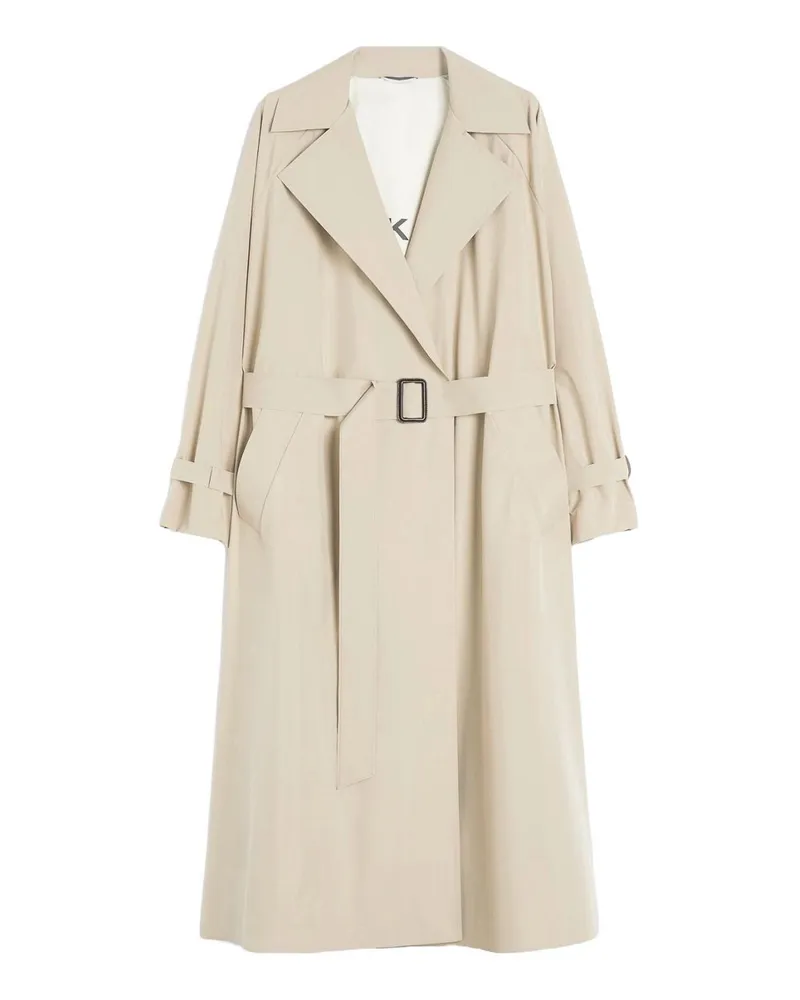 Max Mara Knielanger Mantel - Beige Beige