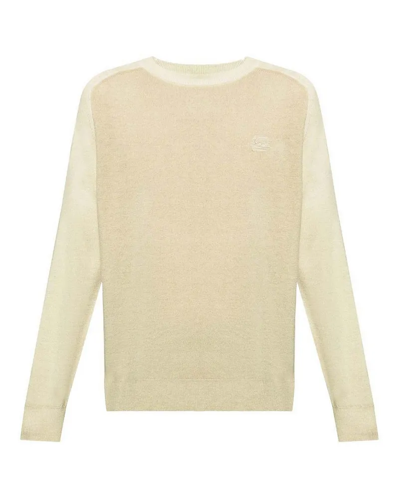 Etro U-Boot-Pullover - Schwarz Gelb