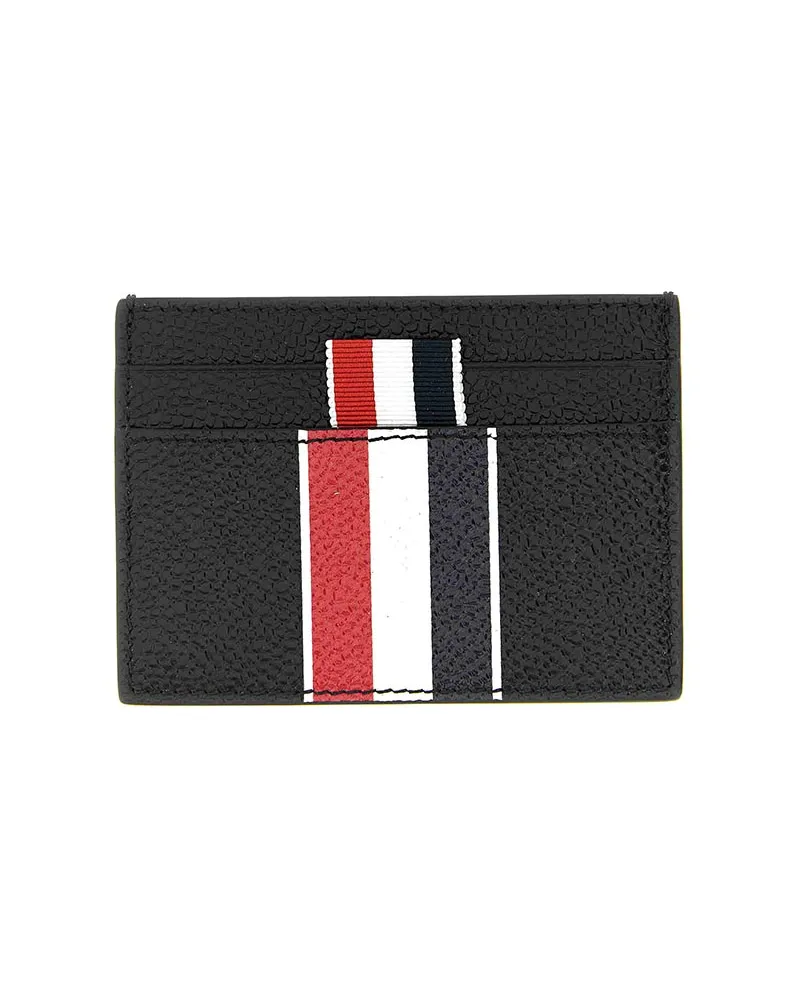 Thom Browne Portemonnaie - Schwarz Schwarz