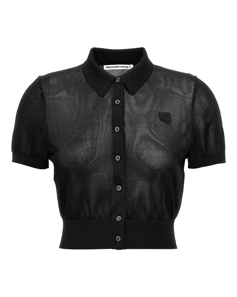 Alexander Wang Poloshirt - Schwarz Schwarz