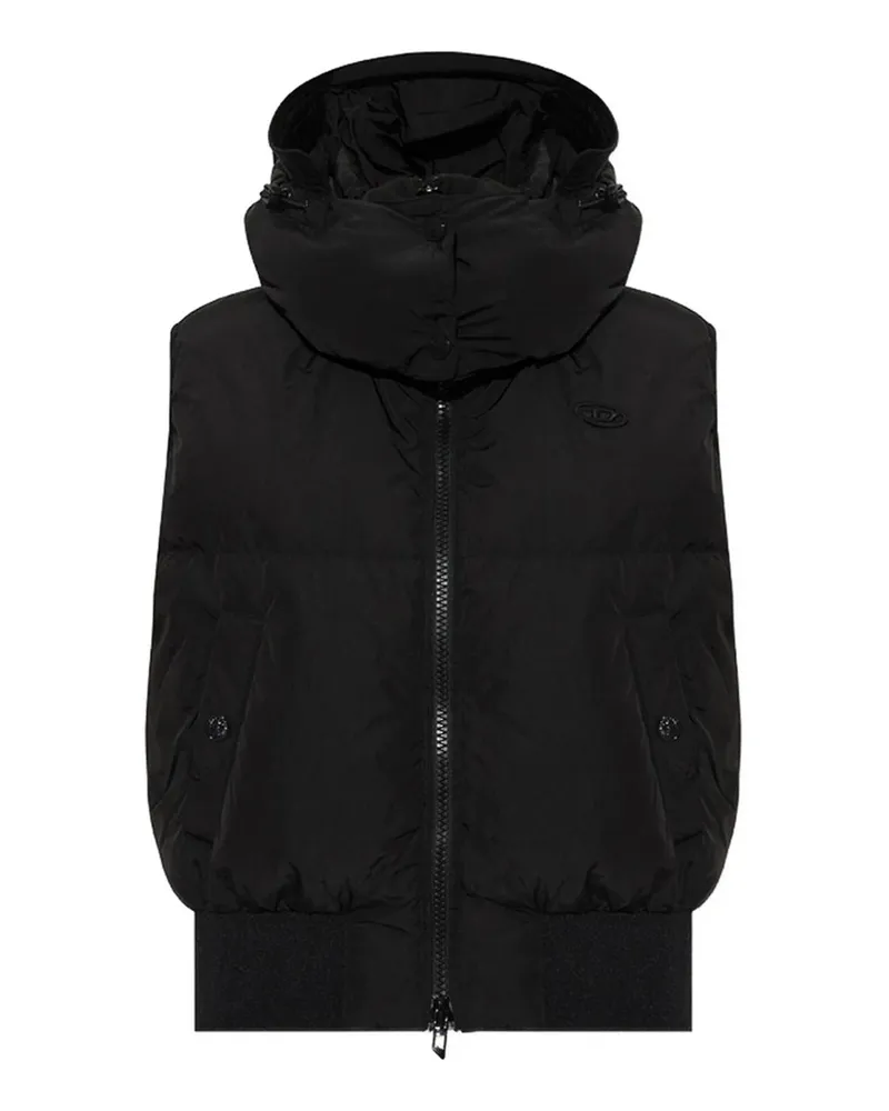 Diesel Daunenjacke - Schwarz Schwarz