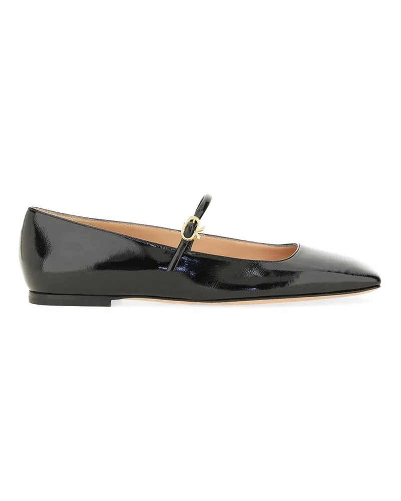 Gianvito Rossi Ballerinas - Schwarz Schwarz