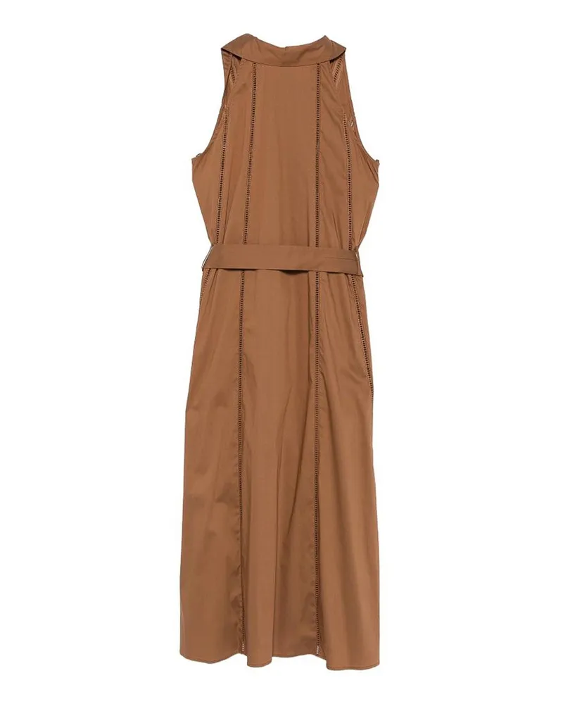Semicouture Knielanges Kleid - Braun Braun