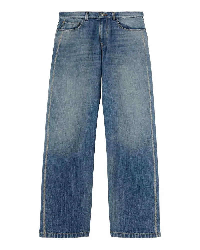 Palm Angels Bootcut Jeans - Blau Blau