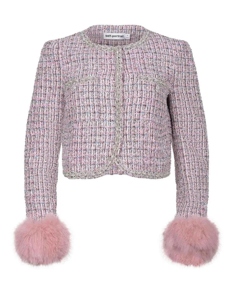 Self-Portrait Casualjacke - Nude Nude