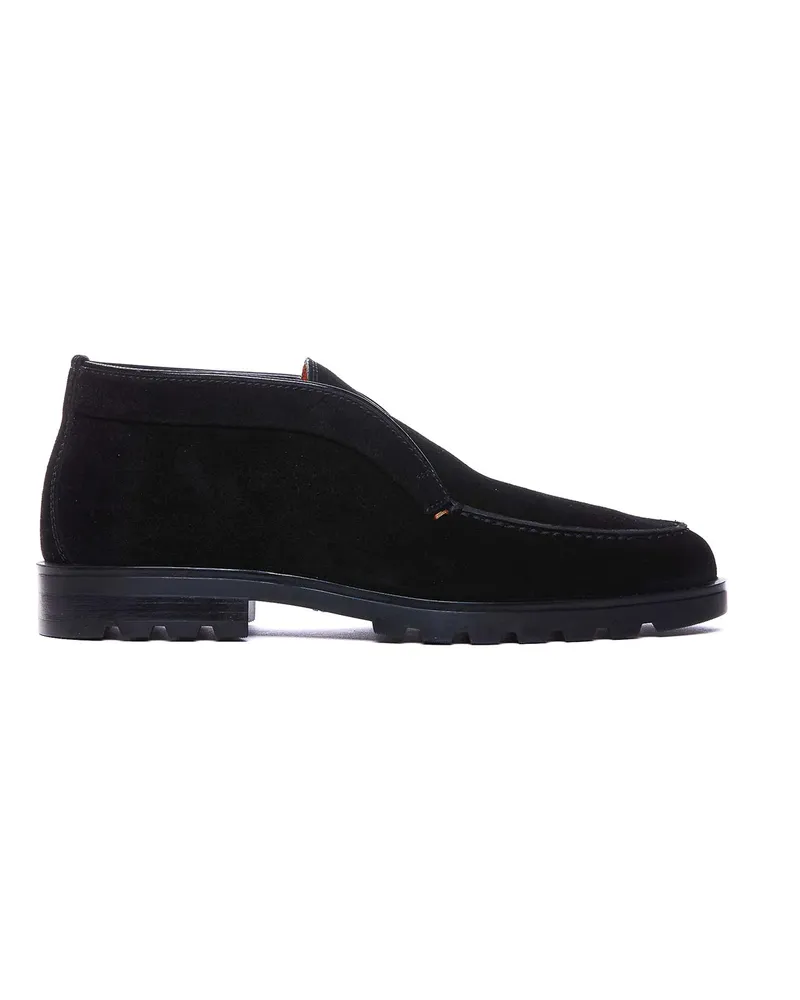 Santoni Stiefeletten - Schwarz Schwarz