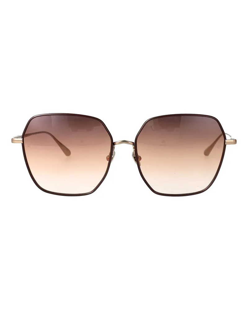 Linda Farrow Sonnenbrille - Braun Braun