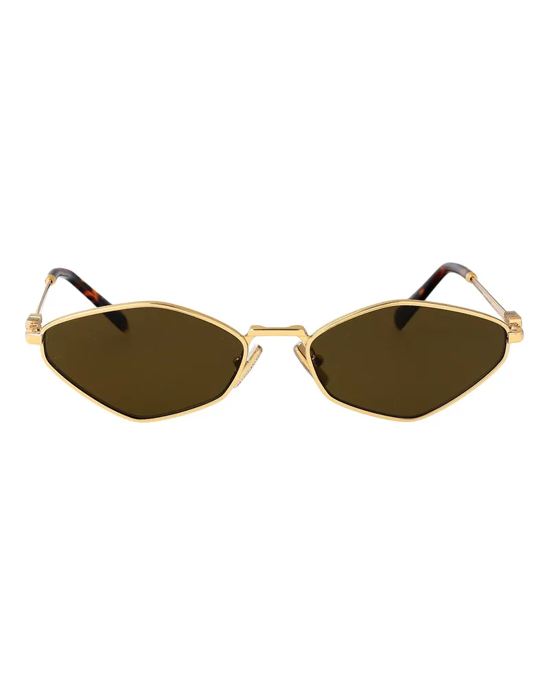 Miu Miu Sonnenbrille - Gold Gold