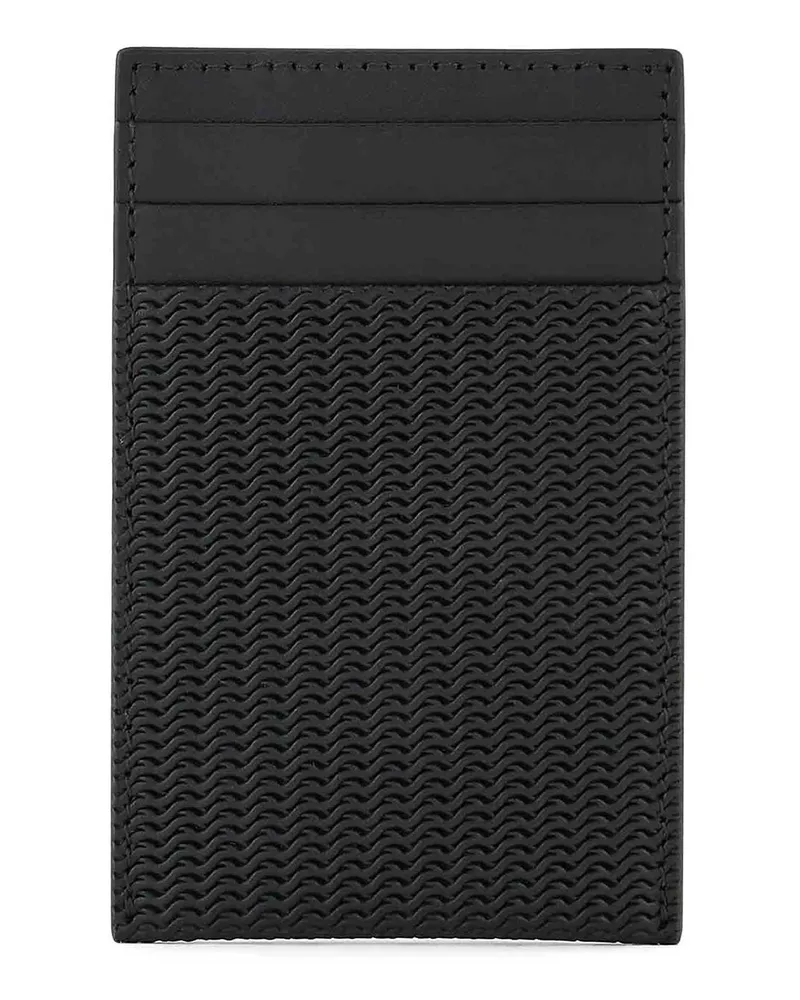 Giorgio Armani Portemonnaie - Schwarz Schwarz