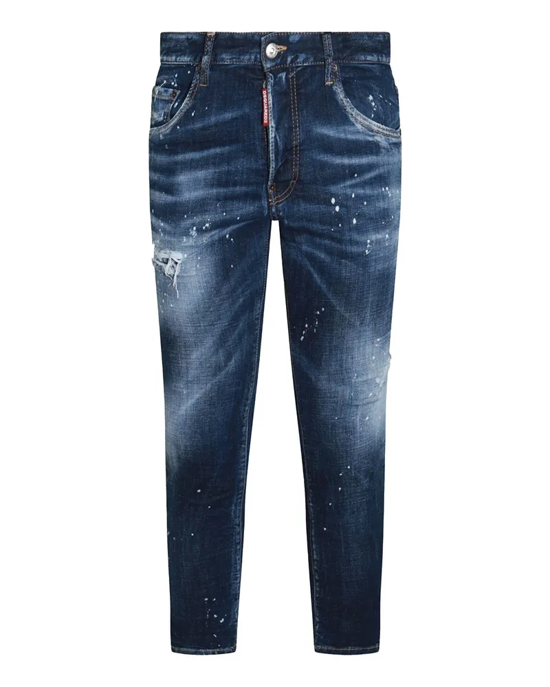 Dsquared2 Straight Leg Jeans - Blau Blau