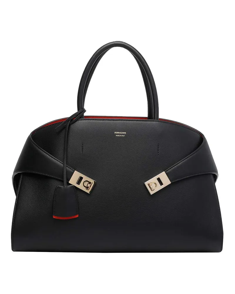 Ferragamo Shopper - Schwarz Schwarz
