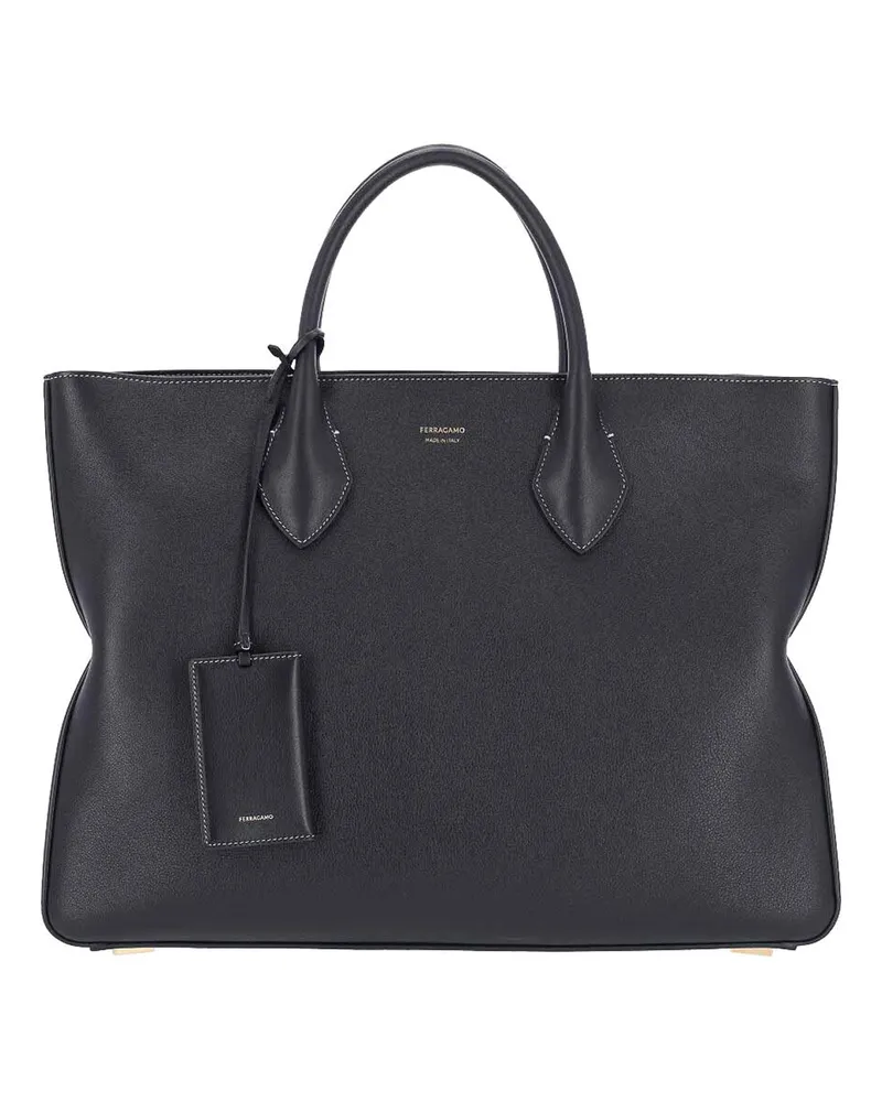 Ferragamo Shopper - Schwarz Schwarz