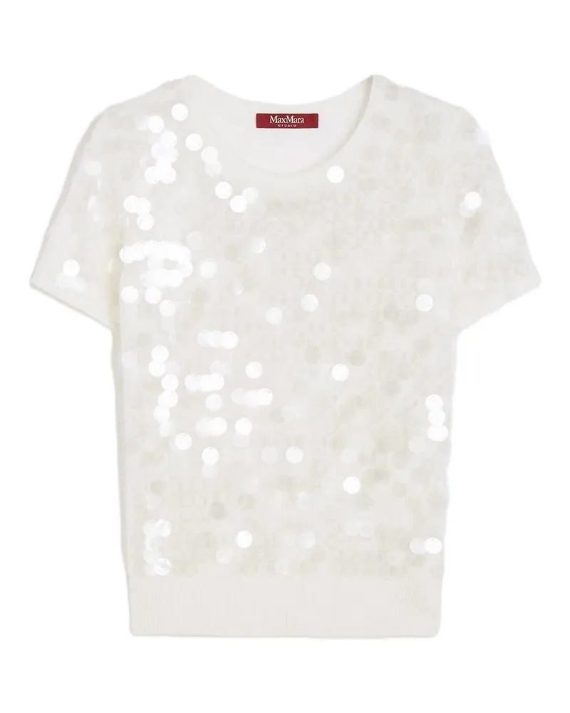 Max Mara T-Shirt - Weiß Weiß