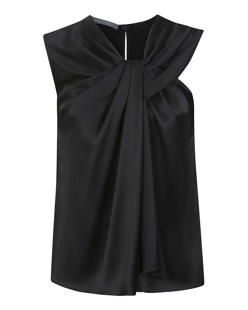 Alberta Ferretti Top - Schwarz Schwarz
