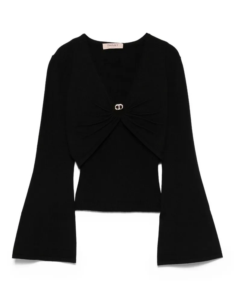 Twin-Set Top - Schwarz Schwarz