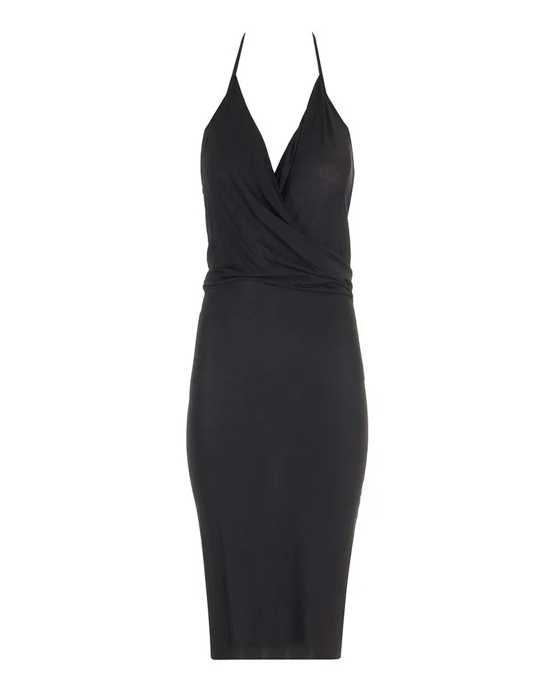 Rick Owens Knielanges Kleid - Schwarz Schwarz