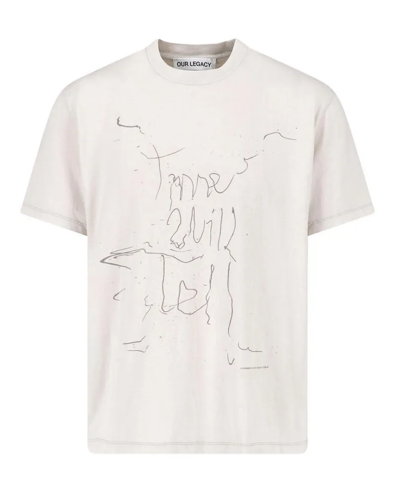 Our Legacy T-Shirt - Creme Creme