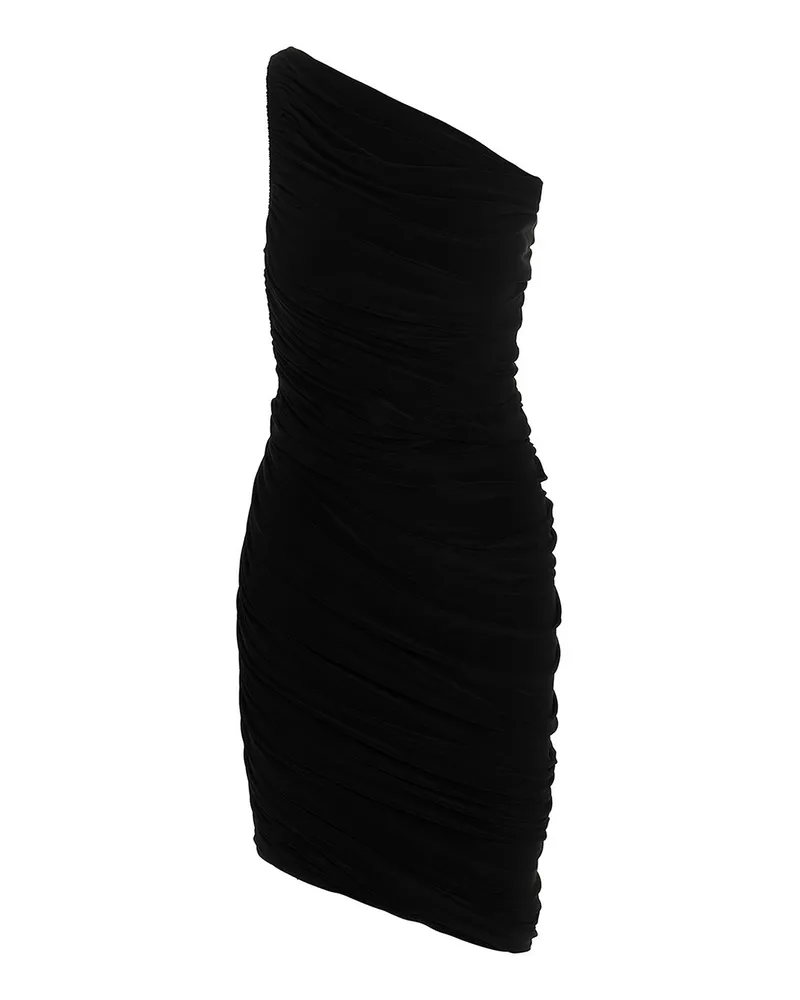 Norma Kamali Knielanges Kleid - Schwarz Schwarz
