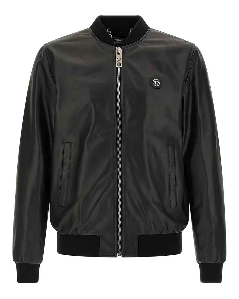 Philipp Plein Bomberjacke - Schwarz Schwarz