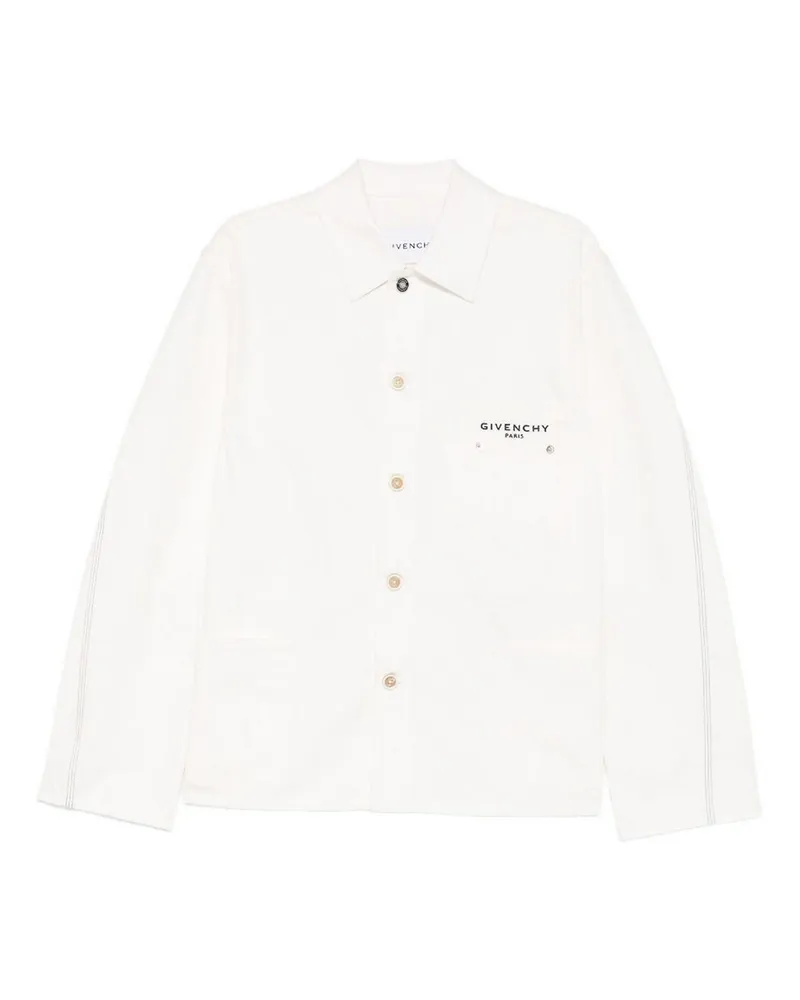 Givenchy Jeansjacke - Weiß Weiß